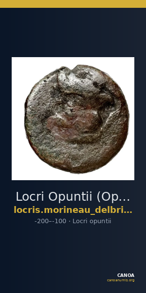 Locri Opuntii (Opus) Morineau and Delbridge 2014 Group 30-2 — CANOA