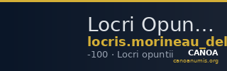 Locri Opuntii (Opus) Morineau and Delbridge 2014 Group 36 — CANOA