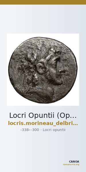 Locri Opuntii (Opus) Morineau and Delbridge 2014 Group 5-7 — CANOA