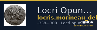Locri Opuntii (Opus) Morineau and Delbridge 2014 Group 5-7 — CANOA