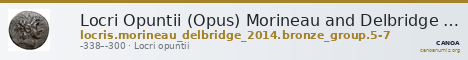 Locri Opuntii (Opus) Morineau and Delbridge 2014 Group 5-7 — CANOA