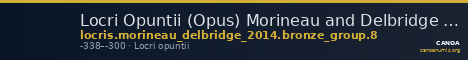 Locri Opuntii (Opus) Morineau and Delbridge 2014 Group 8 — CANOA