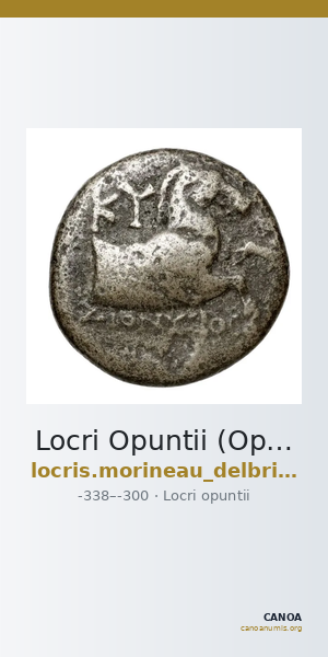 Locri Opuntii (Opus) Morineau and Delbridge 2014 Group 9-11 — CANOA