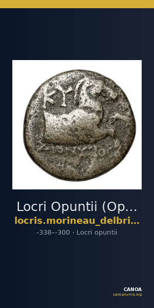 Locri Opuntii (Opus) Morineau and Delbridge 2014 Group 9-11 — CANOA