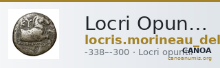 Locri Opuntii (Opus) Morineau and Delbridge 2014 Group 9-11 — CANOA