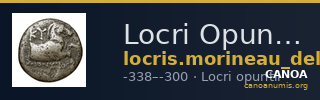 Locri Opuntii (Opus) Morineau and Delbridge 2014 Group 9-11 — CANOA
