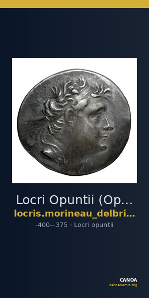 Locri Opuntii (Opus) Morineau and Delbridge 2014 Obol group 1 — CANOA