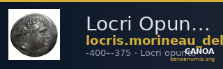 Locri Opuntii (Opus) Morineau and Delbridge 2014 Obol group 1 — CANOA
