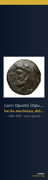 Locri Opuntii (Opus) Morineau and Delbridge 2014 Obol group 11 — CANOA