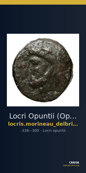 Locri Opuntii (Opus) Morineau and Delbridge 2014 Obol group 11 — CANOA