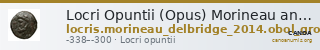 Locri Opuntii (Opus) Morineau and Delbridge 2014 Obol group 11 — CANOA