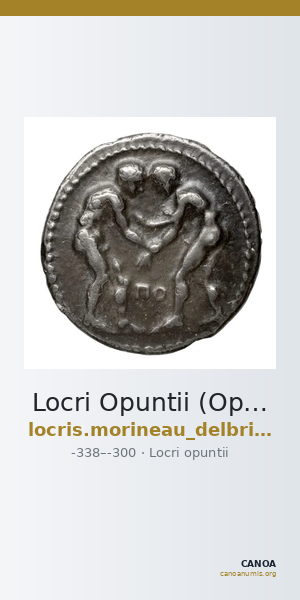 Locri Opuntii (Opus) Morineau and Delbridge 2014 Obol group 12 — CANOA