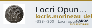 Locri Opuntii (Opus) Morineau and Delbridge 2014 Obol group 12 — CANOA
