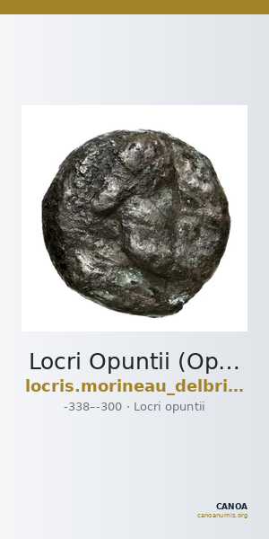 Locri Opuntii (Opus) Morineau and Delbridge 2014 Obol group 8-10 — CANOA
