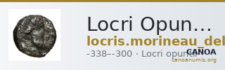 Locri Opuntii (Opus) Morineau and Delbridge 2014 Obol group 8-10 — CANOA