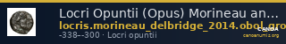 Locri Opuntii (Opus) Morineau and Delbridge 2014 Obol group 8-10 — CANOA