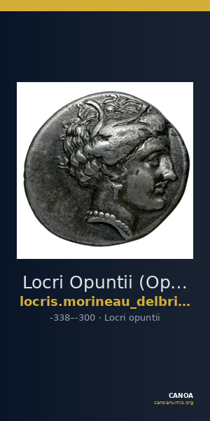Locri Opuntii (Opus) Morineau and Delbridge 2014 Stater group 29; drachm group 2; triobol group 12-3 — CANOA