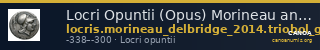 Locri Opuntii (Opus) Morineau and Delbridge 2014 Triobol group 14 — CANOA