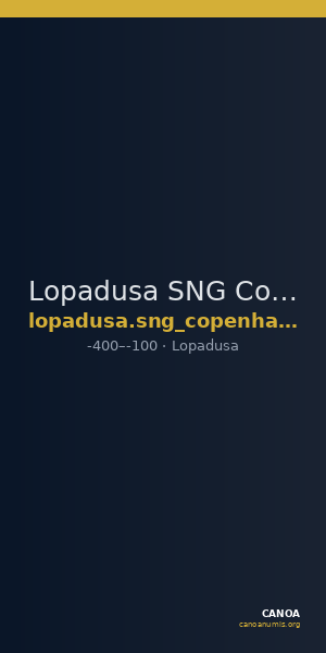 Lopadusa SNG Copenhagen Lopadusa 477-478 — CANOA