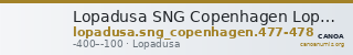 Lopadusa SNG Copenhagen Lopadusa 477-478 — CANOA