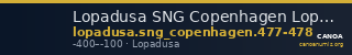Lopadusa SNG Copenhagen Lopadusa 477-478 — CANOA