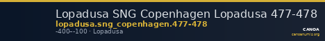 Lopadusa SNG Copenhagen Lopadusa 477-478 — CANOA