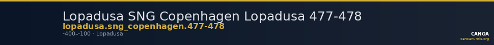Lopadusa SNG Copenhagen Lopadusa 477-478 — CANOA