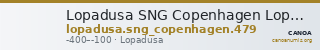 Lopadusa SNG Copenhagen Lopadusa 479 — CANOA