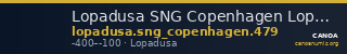 Lopadusa SNG Copenhagen Lopadusa 479 — CANOA