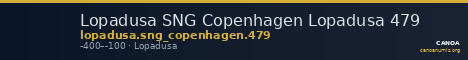 Lopadusa SNG Copenhagen Lopadusa 479 — CANOA