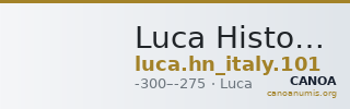 Luca Historia Numorum Italy 101 — CANOA