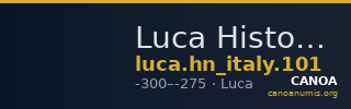 Luca Historia Numorum Italy 101 — CANOA