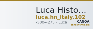 Luca Historia Numorum Italy 102 — CANOA