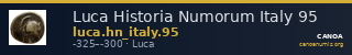 Luca Historia Numorum Italy 95 — CANOA