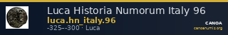 Luca Historia Numorum Italy 96 — CANOA