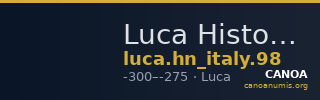 Luca Historia Numorum Italy 98 — CANOA