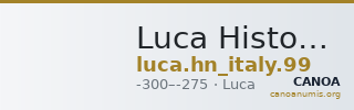 Luca Historia Numorum Italy 99 — CANOA