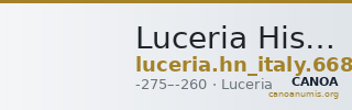 Luceria Historia Numorum Italy 668 — CANOA
