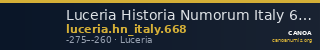 Luceria Historia Numorum Italy 668 — CANOA