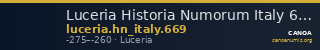 Luceria Historia Numorum Italy 669 — CANOA