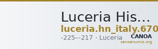 Luceria Historia Numorum Italy 670 — CANOA