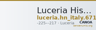 Luceria Historia Numorum Italy 671 — CANOA