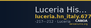Luceria Historia Numorum Italy 677b — CANOA