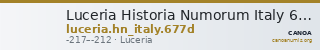Luceria Historia Numorum Italy 677d — CANOA