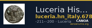 Luceria Historia Numorum Italy 678 — CANOA