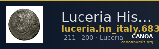 Luceria Historia Numorum Italy 683 — CANOA