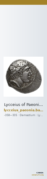 Lycceius of Paeonia Damastium Babelon 1932 1247-1252 — CANOA