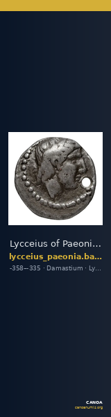 Lycceius of Paeonia Damastium Babelon 1932 1254-1255 — CANOA