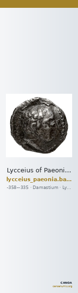 Lycceius of Paeonia Damastium Babelon 1932 1258-1259 — CANOA