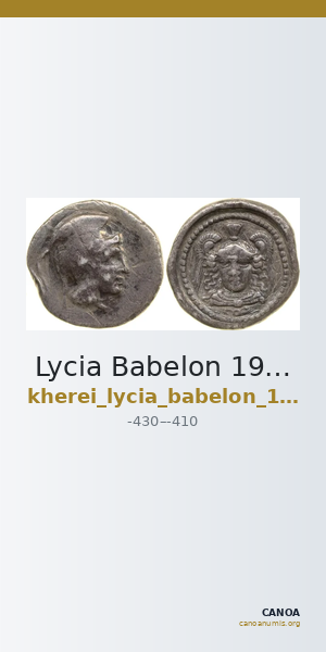 Lycia Babelon 1910 413b — CANOA